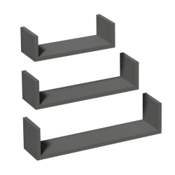 Plauktu komplekts FUS pelēks Ux3