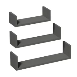 Plauktu komplekts FUS pelēks Ux3