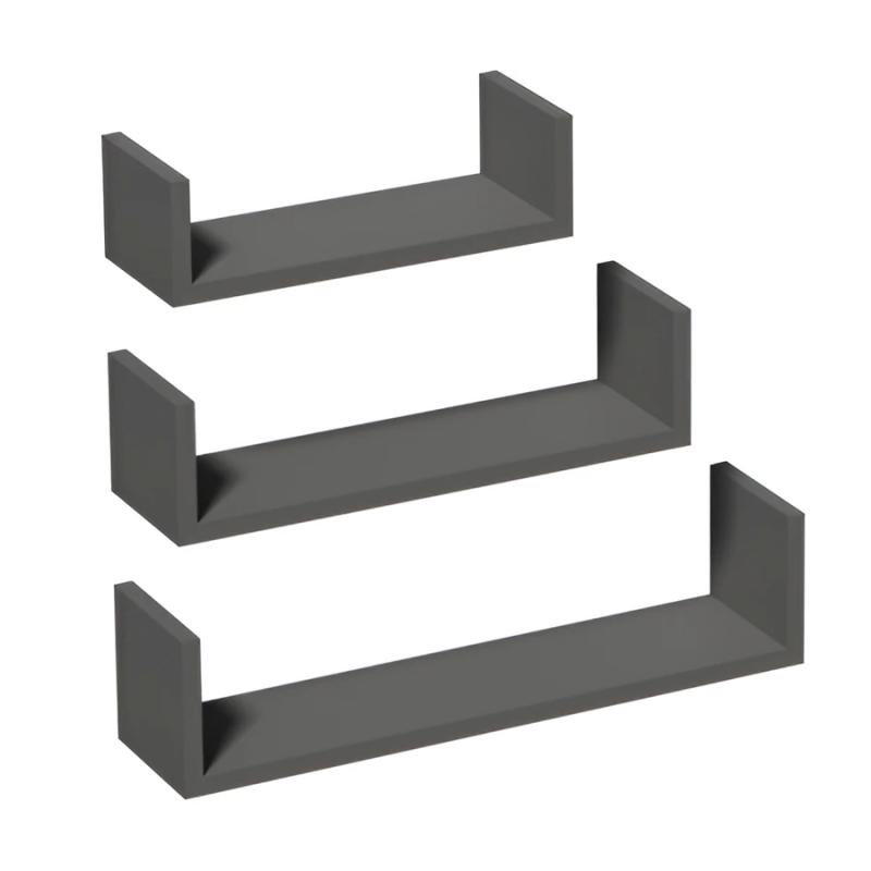 Plauktu komplekts FUS pelēks Ux3