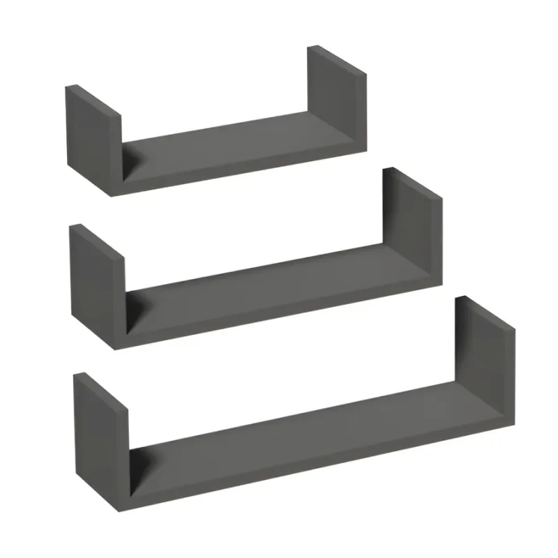 Plauktu komplekts FUS pelēks Ux3