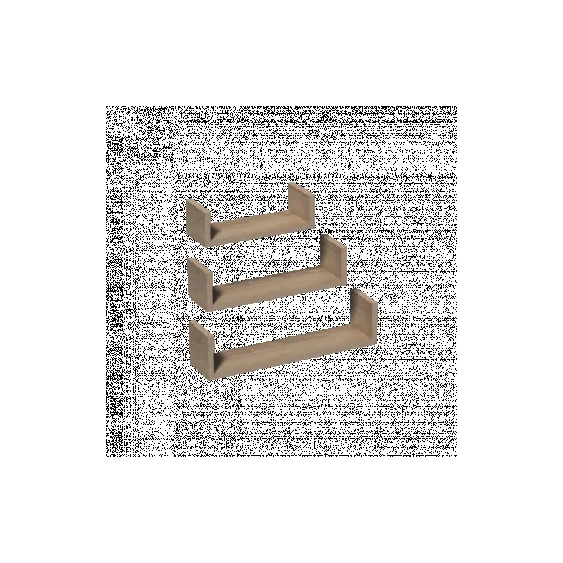 Plauktu komplekts FUS sonoma ozols Ux3