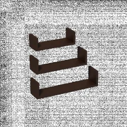 Lentynų komplektas FUS wenge rudos spalvos Ux3