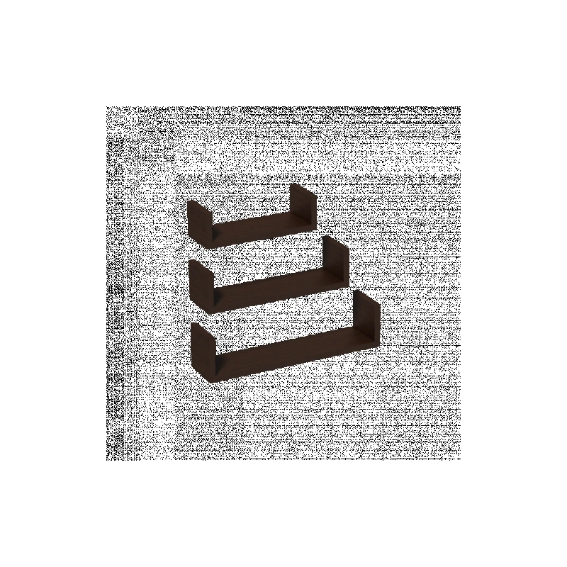 Plauktu komplekts FUS wenge brūns Ux3