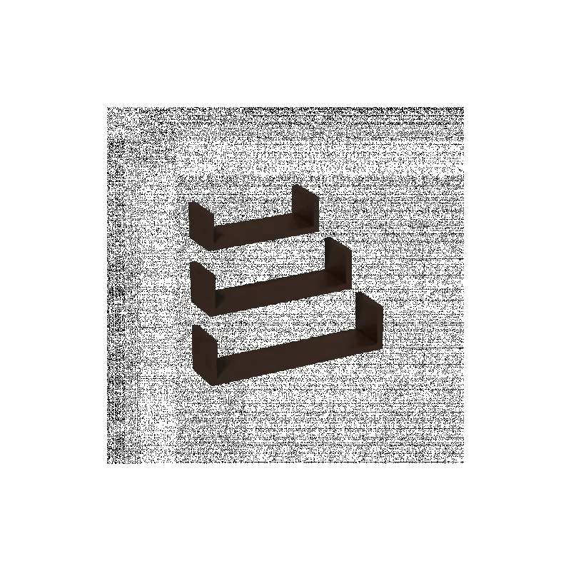 Plauktu komplekts FUS wenge brūns Ux3