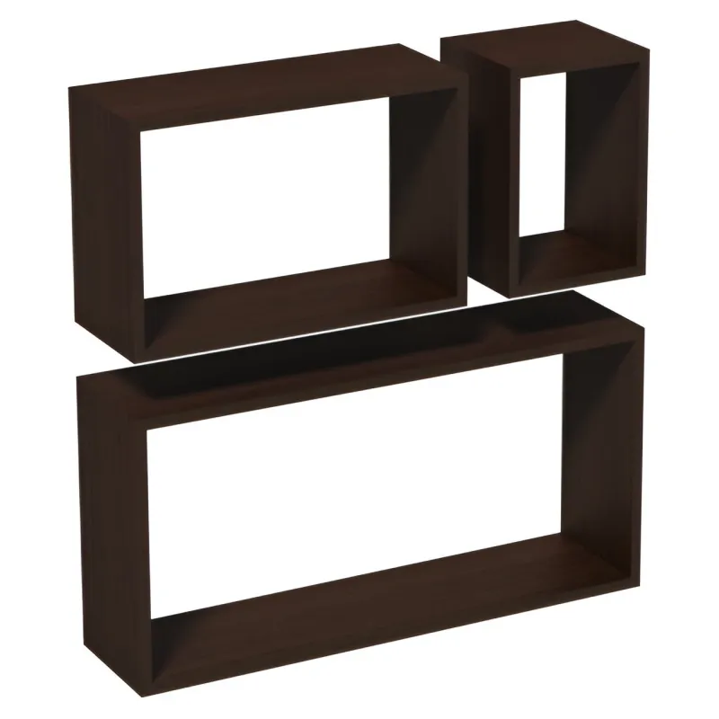 Plauktu komplekts FRS wenge kvadrāts x3