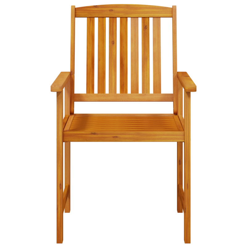 vidaXL Dārza ēdamgalds 3 pcs Brūna Cietā akācijas koks