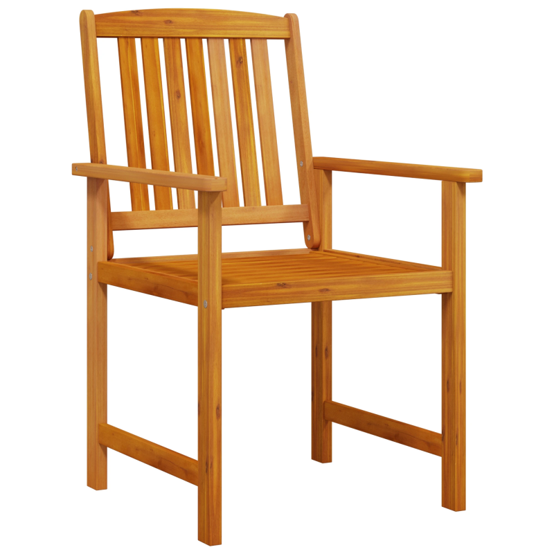 vidaXL Dārza ēdamgalds 3 pcs Brūna Cietā akācijas koks