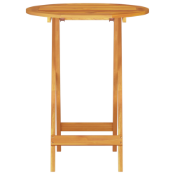 vidaXL Salokāms bistro komplekts 3 pcs Brūna Cietā akācijas koks