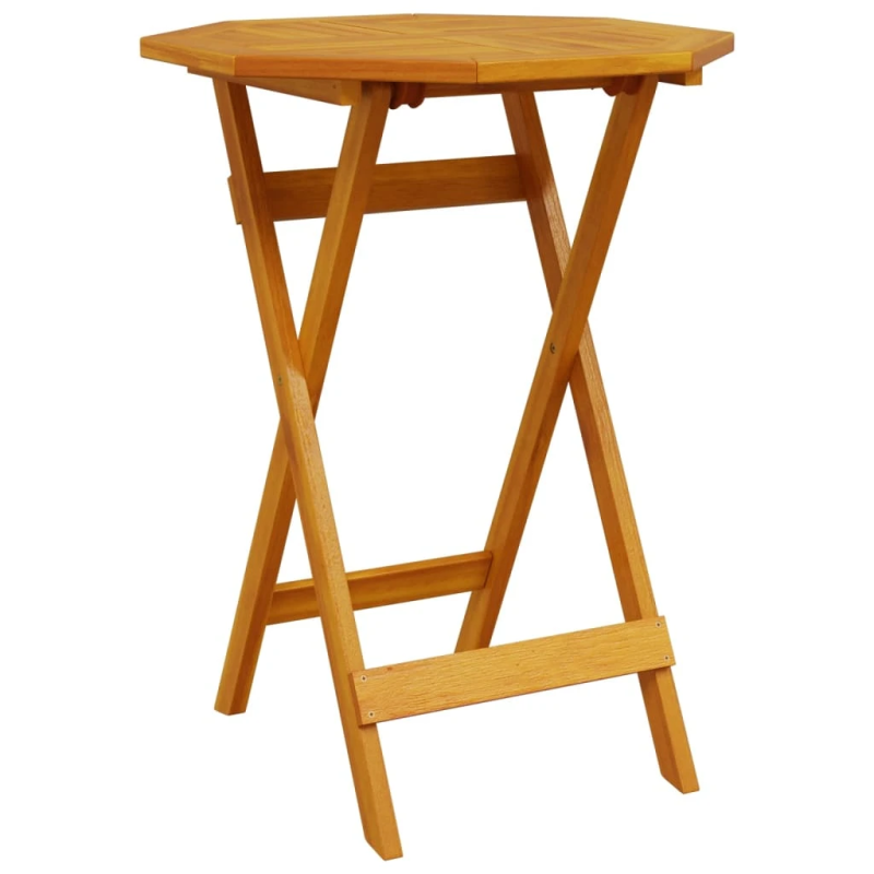 vidaXL Salokāms bistro komplekts 3 pcs Brūna Cietā akācijas koks