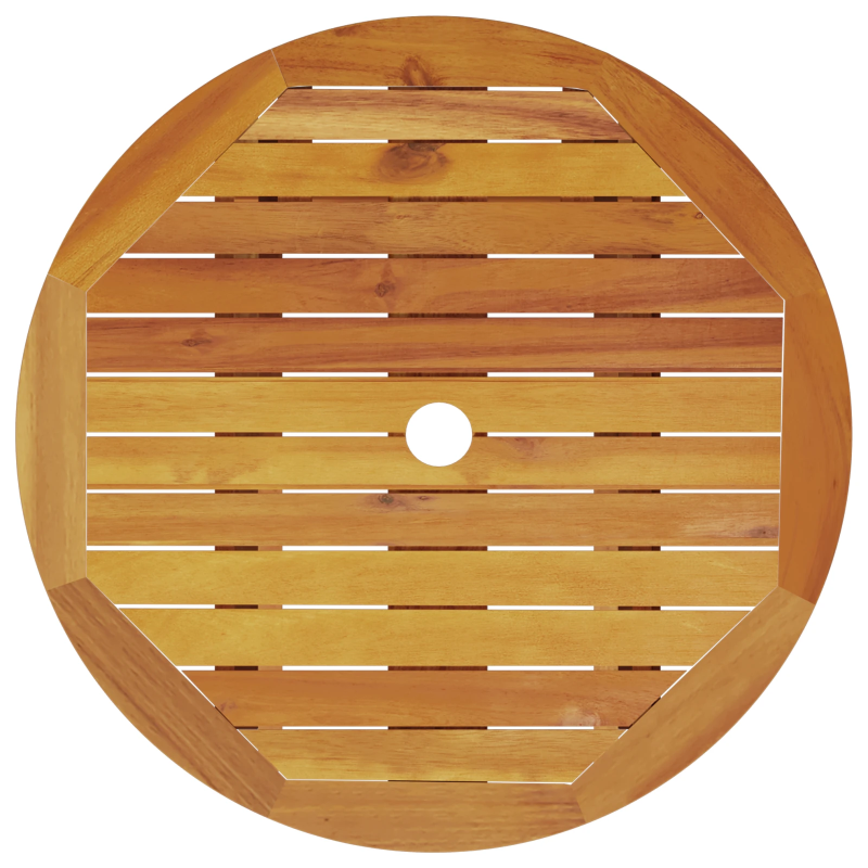 vidaXL Salokāms bistro komplekts 3 pcs Brūna Cietā akācijas koks