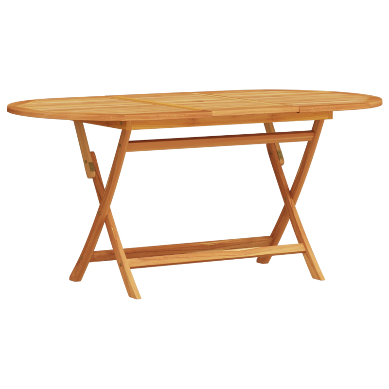 vidaXL Dārza ēdamgalds 5 pcs Brūna Cietā akācijas koks