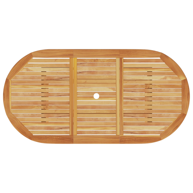 vidaXL Dārza ēdamgalds 7 pcs Brūna Cietā akācijas koks