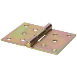 Z formos 115x90x2.5 mm plieno žalvario spalva kampas