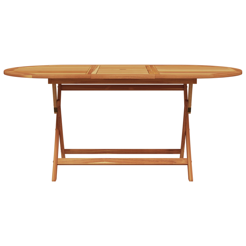 vidaXL Dārza ēdamgalds 5 pcs Bēša Cietā akācijas koks