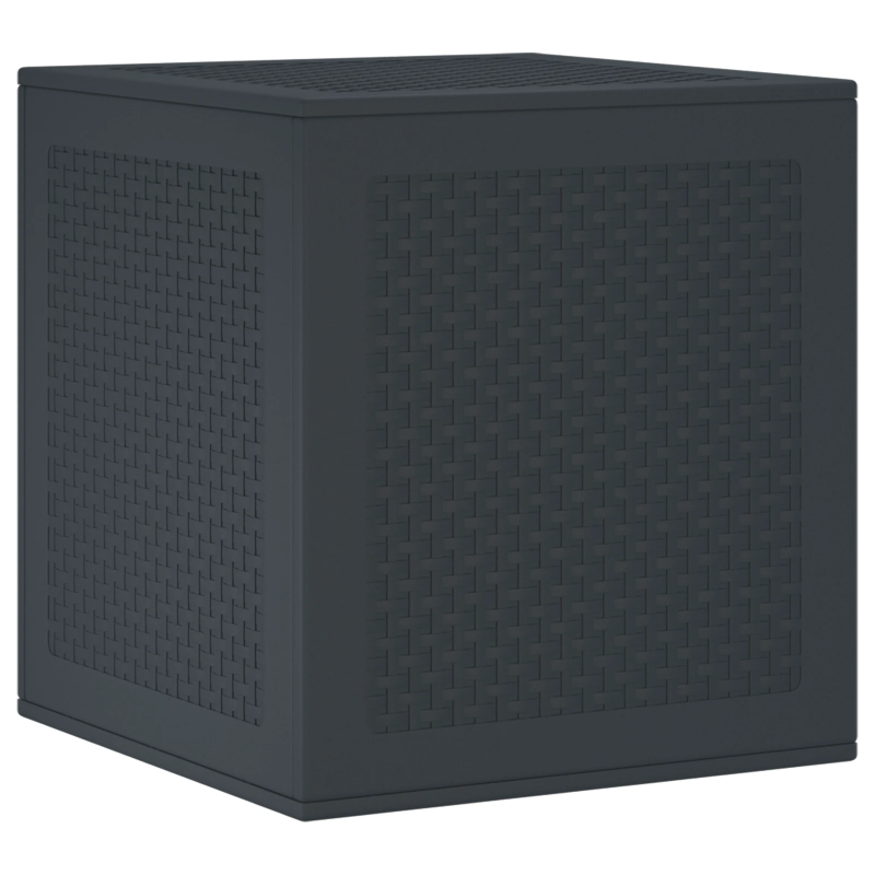 vidaXL Uzglabāšanas kaste Antracīts 55 x 53 x 57 cm Polipropilēns