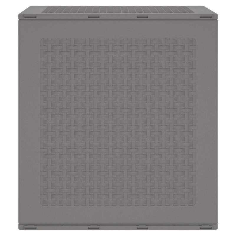 vidaXL Uzglabāšanas kaste Gaiši pelēks 55 x 53 x 57 cm Polipropilēns