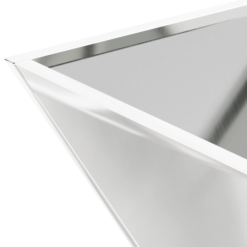 vidaXL Dārza stādītājs Sudraba 35 x 35 x 15 cm Cinkots tērauds