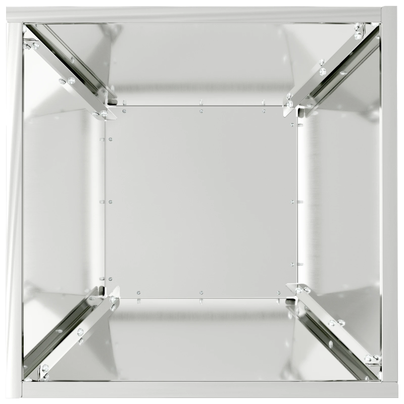 vidaXL Dārza stādītājs 5 pcs Sudraba 35 x 35 x 15 cm Cinkots tērauds