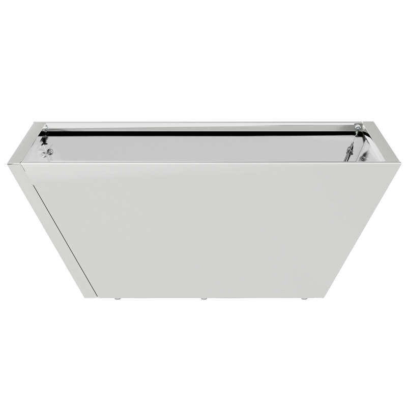 vidaXL Dārza stādītājs Sudraba 40 x 40 x 15 cm Nerūsējošs tērauds