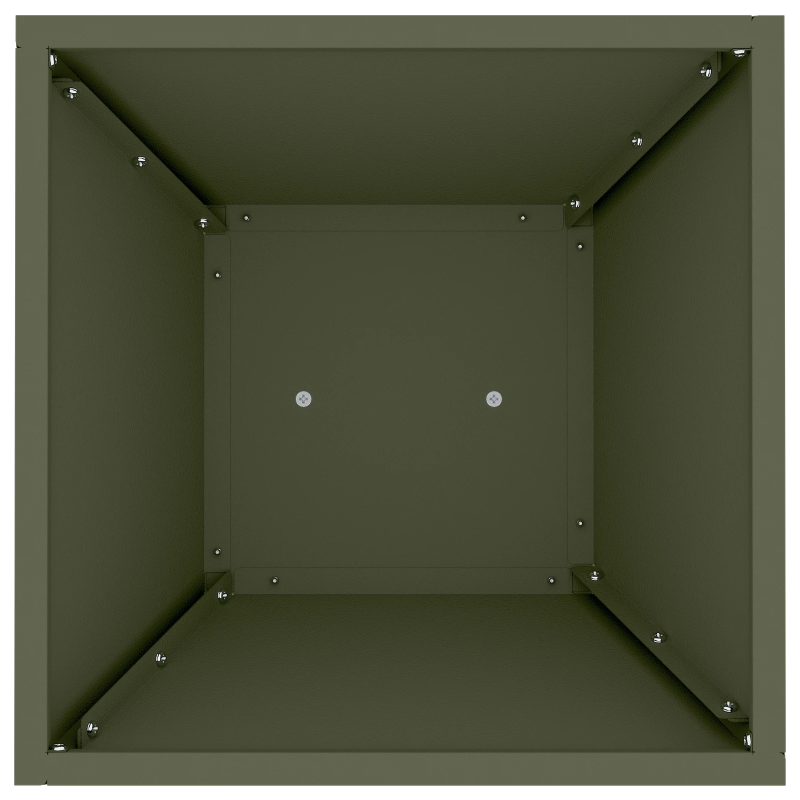 vidaXL Pillāra pods Olīvu zaļš 35 x 35 x 73 cm