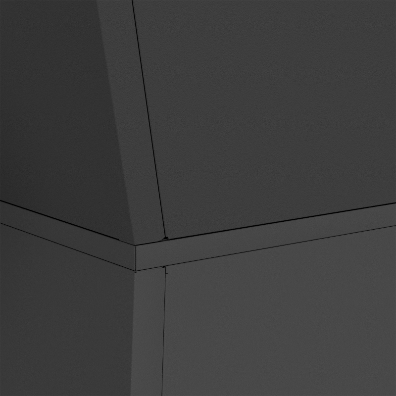 vidaXL Pillāra pods Melna 40 x 40 x 100 cm