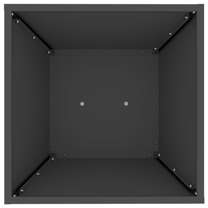 vidaXL Pillāra pods Melna 40 x 40 x 100 cm