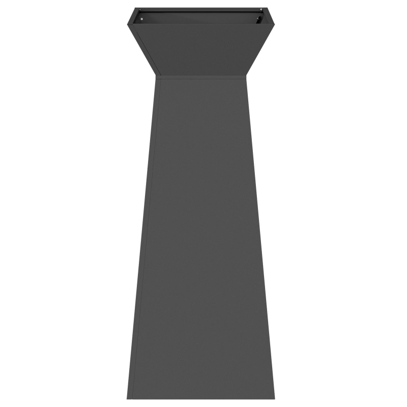 vidaXL Pillāra pods Melna 40 x 40 x 100 cm