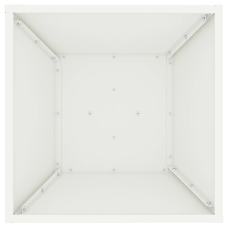 vidaXL Pillāra pods 2 pcs Balts 40 x 40 x 100 cm