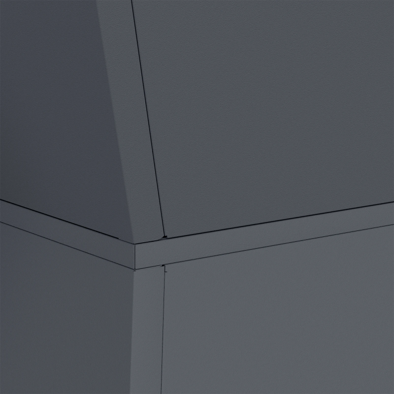 vidaXL Pillāra pods Antracīts 40 x 40 x 100 cm