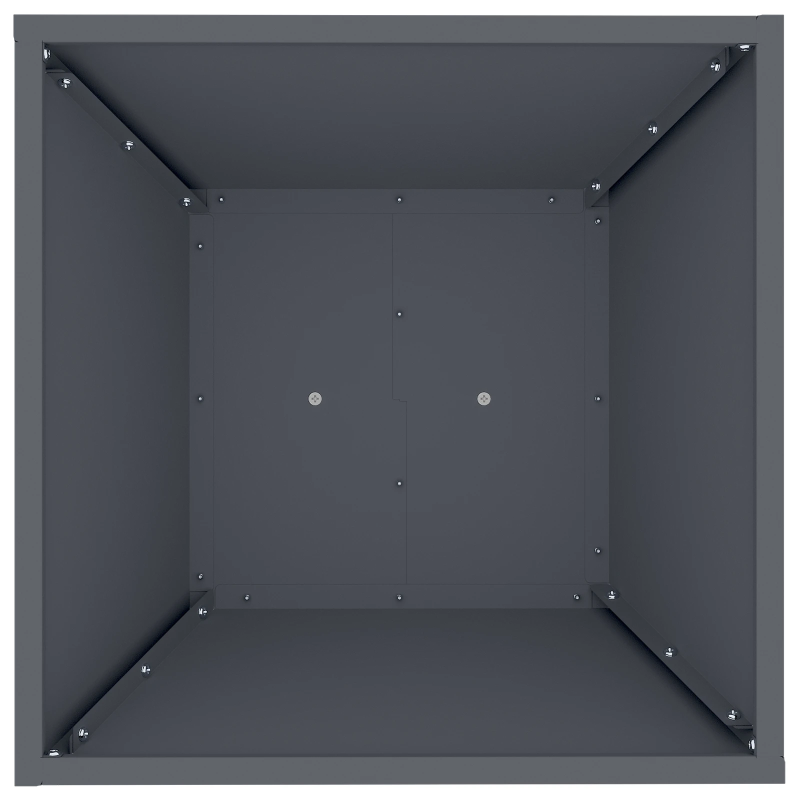 vidaXL Pillāra pods Antracīts 40 x 40 x 100 cm