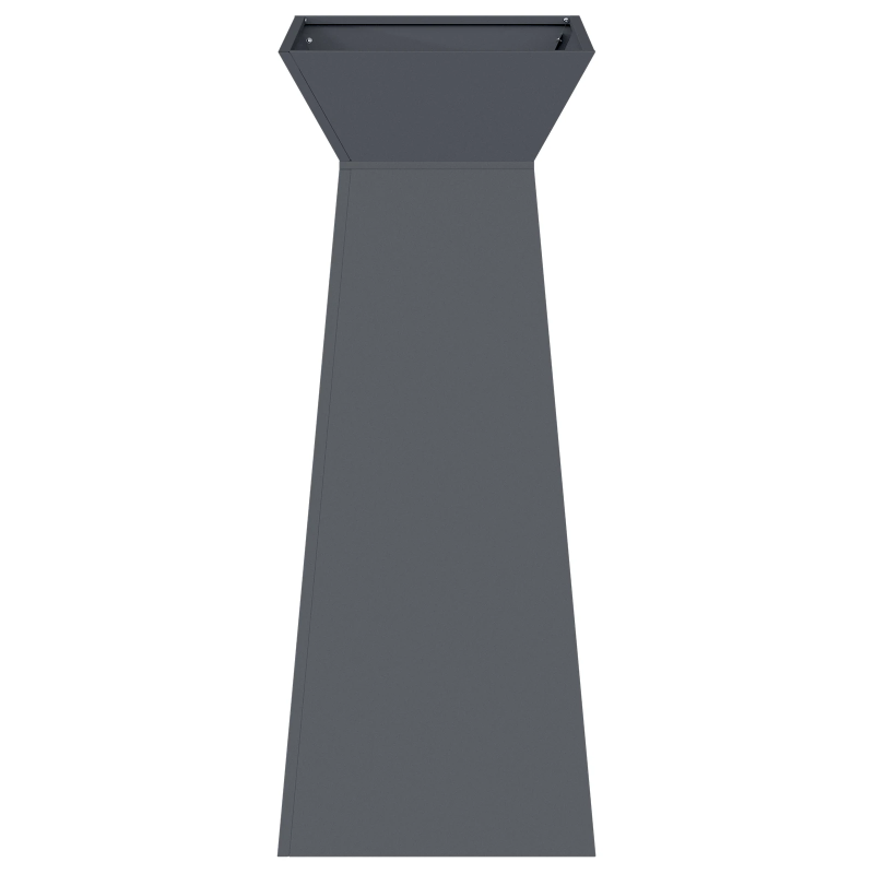 vidaXL Pillāra pods Antracīts 40 x 40 x 100 cm