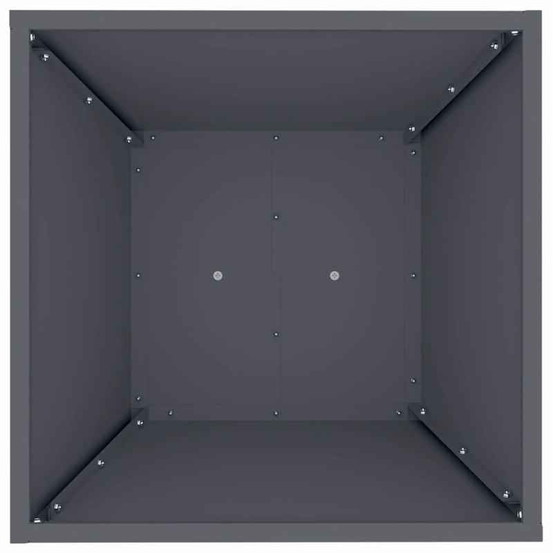 vidaXL Pillāra pods 2 pcs Antracīts 40 x 40 x 100 cm