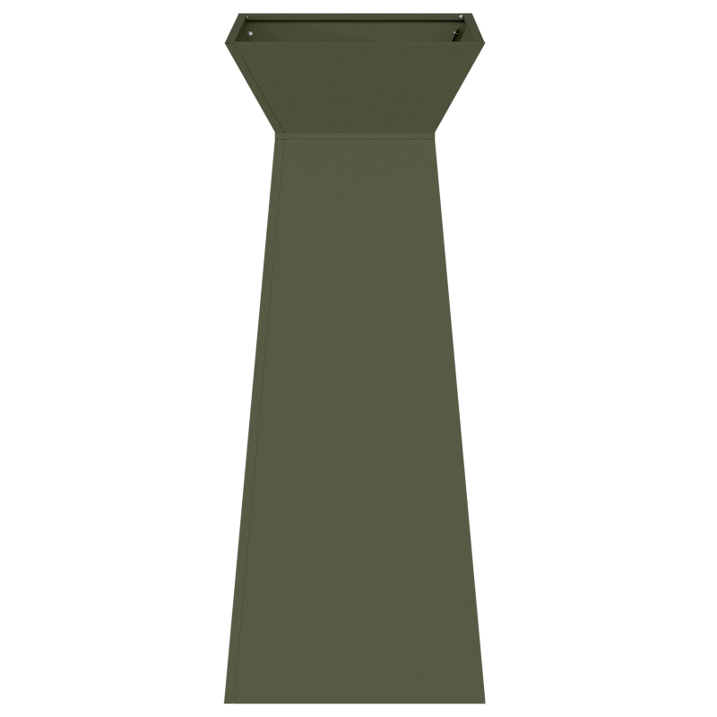 vidaXL Pillāra pods Olīvu zaļš 40 x 40 x 100 cm