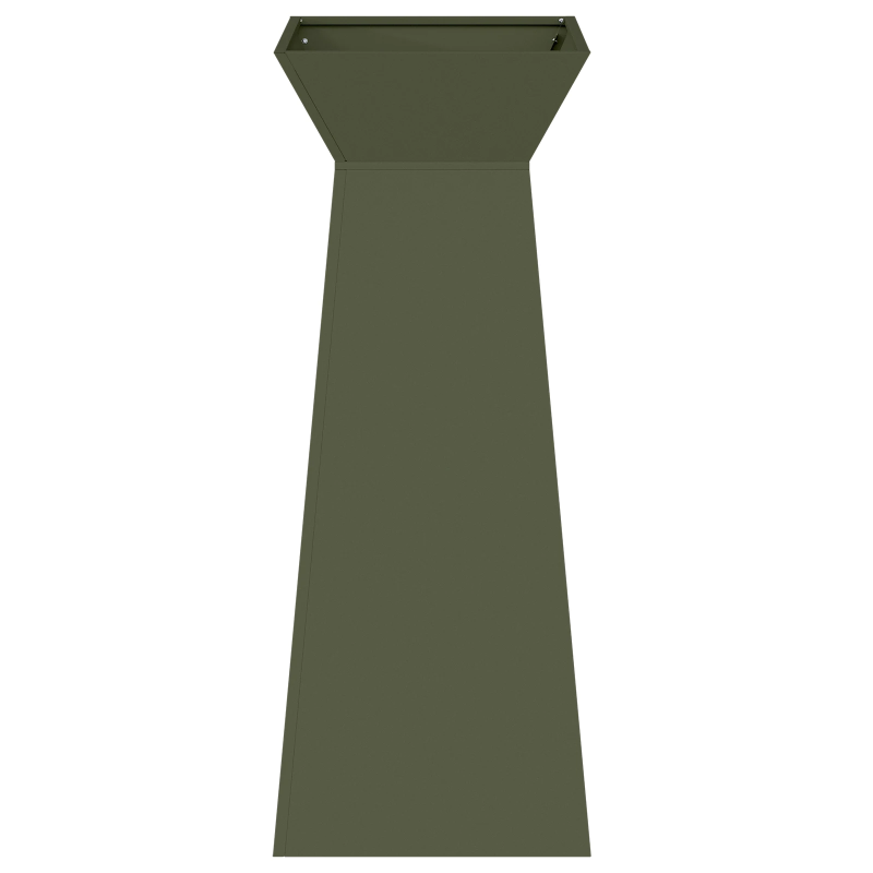 vidaXL Pillāra pods 2 pcs Olīvu zaļš 40 x 40 x 100 cm