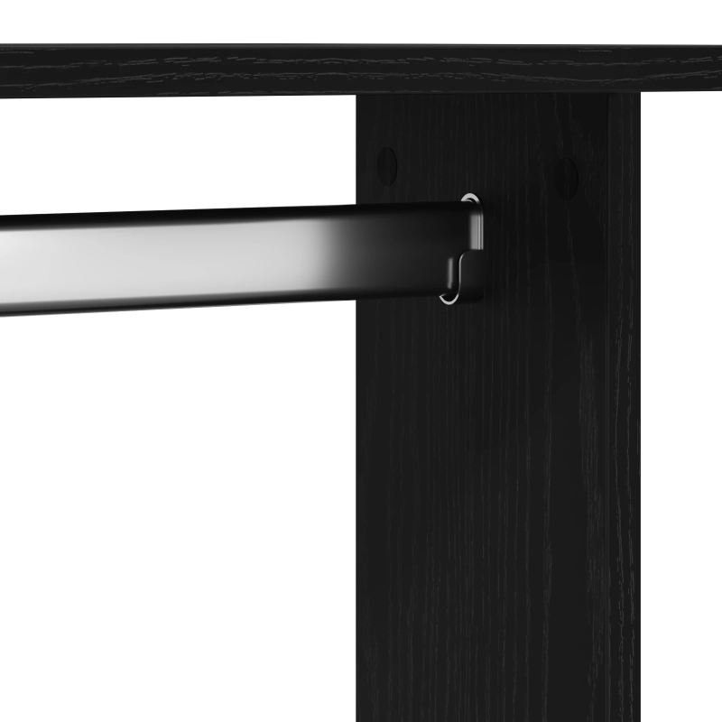 vidaXL Skapis Melns ozols 102 x 38 x 110 cm Inženierijas koks