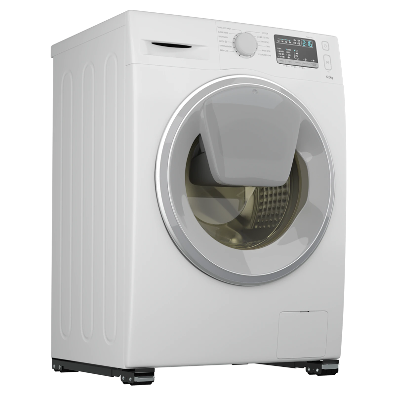 vidaXL Veļas mazgājamās mašīnas pamatne 2 pcs Melna 72 x 5 x 4,5 cm