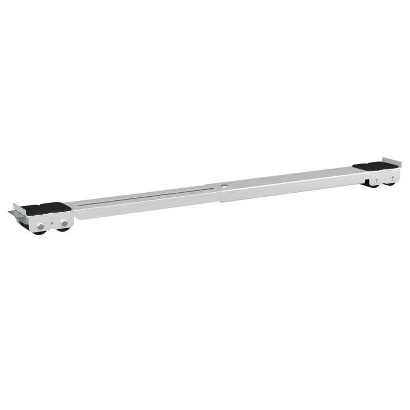 vidaXL Veļas mazgājamās mašīnas pamatne 2 pcs Sudraba 72 x 5 x 4,5 cm