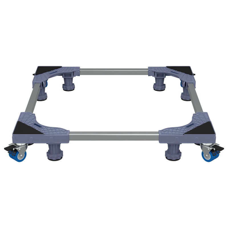 vidaXL Veļas mazgājamās mašīnas pamatne Pelēka 66 x 66 x 12 cm