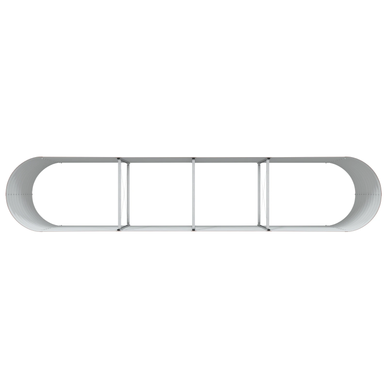 vidaXL Paaugstināta gulta Brūna 400 x 80 x 81 cm Tērauds