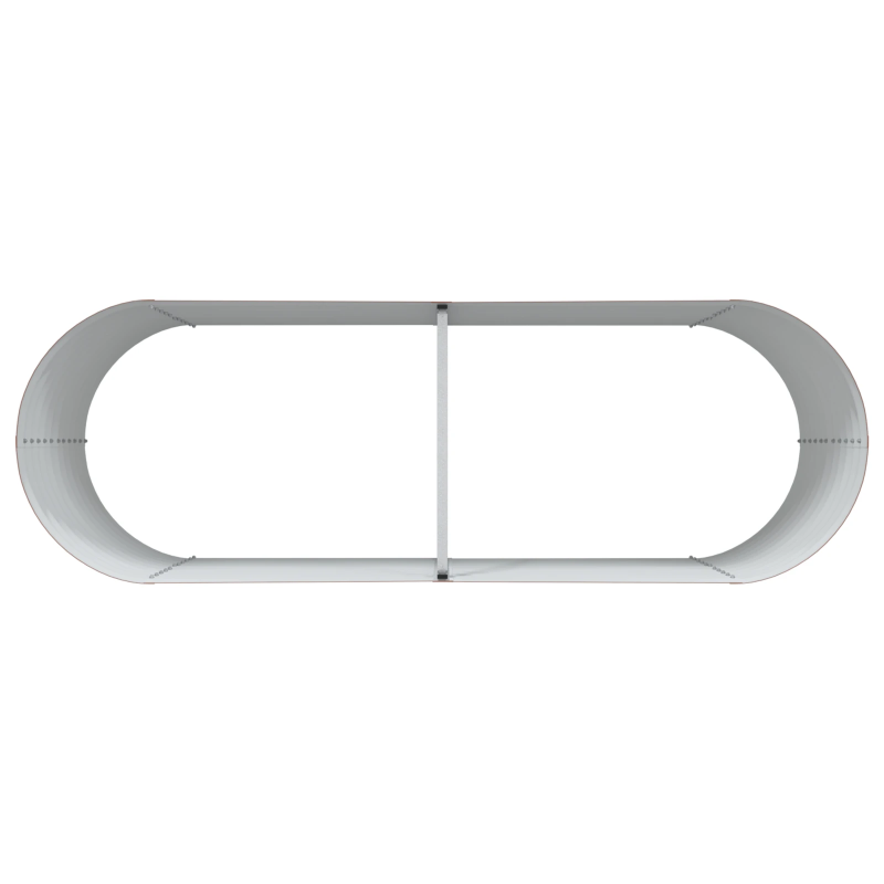 vidaXL Paaugstināta gulta Brūna 240 x 80 x 81 cm Tērauds