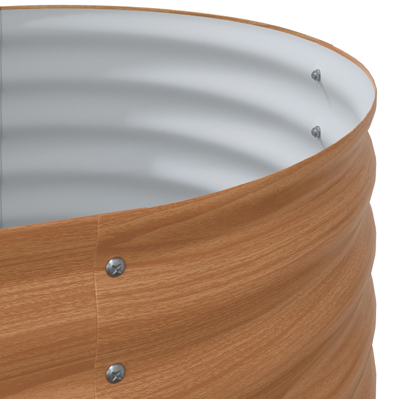 vidaXL Paaugstināta gulta Brūna 240 x 80 x 81 cm Tērauds