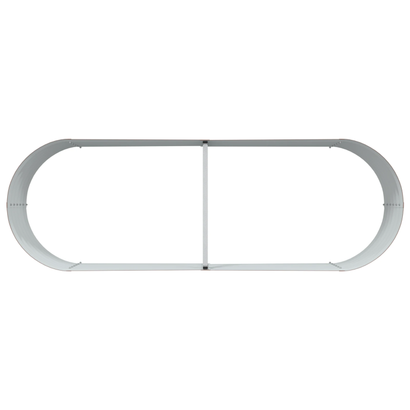 vidaXL Paaugstināta gulta Brūna 240 x 80 x 44 cm Tērauds