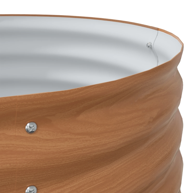 vidaXL Paaugstināta gulta Brūna 80 x 80 x 44 cm Tērauds