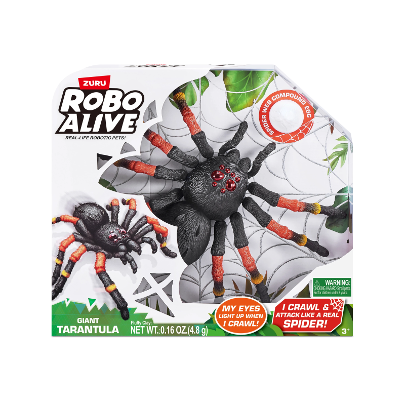 ROBOALIVE interaktīvā rotaļlieta Milzu tarantuls