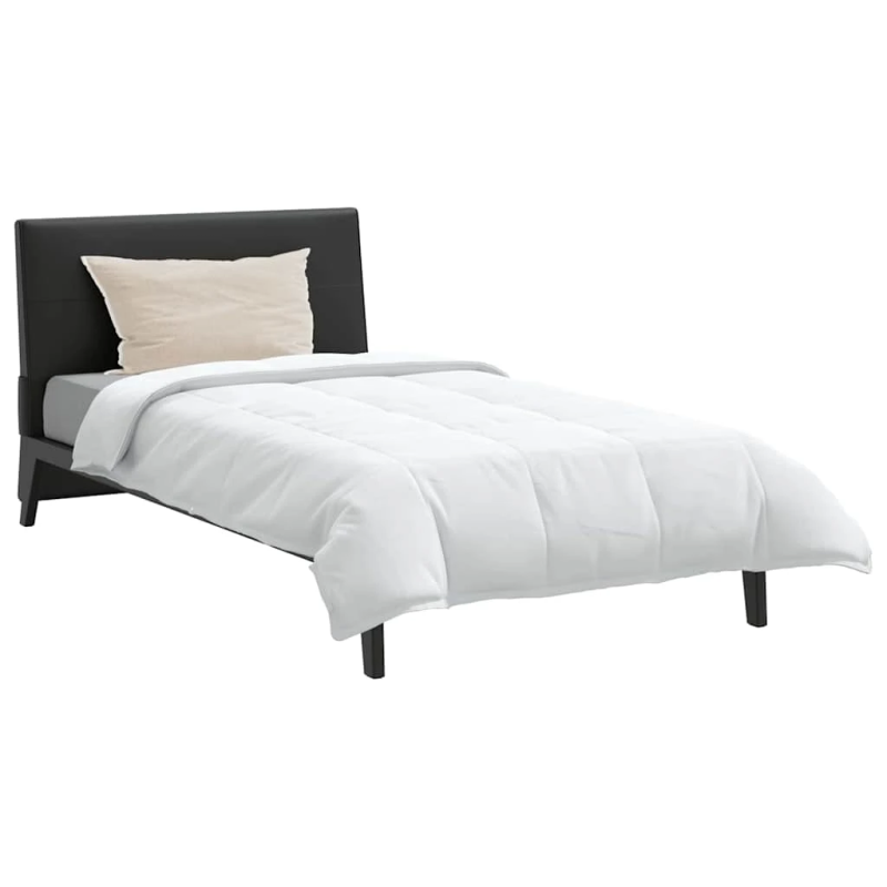 vidaXL 2-in-1 Segu ar spilvenu 2 pcs Balts Dūnu spalva