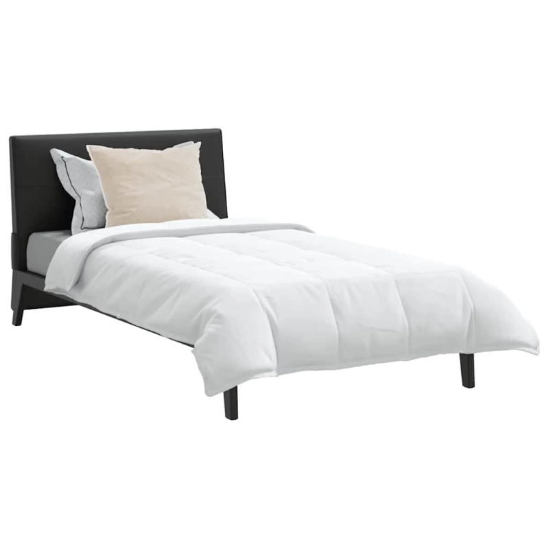 vidaXL 2-in-1 Segu ar spilvenu 2 pcs Balts Dūnu spalva