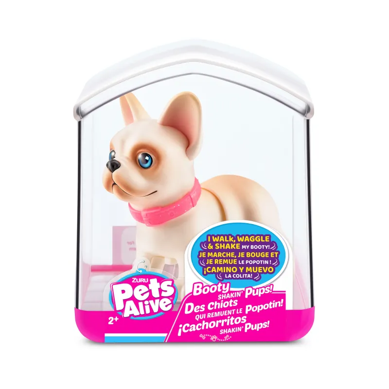 PETS ALIVE Interaktyvus užpakaliuką judinantis šuniukas
