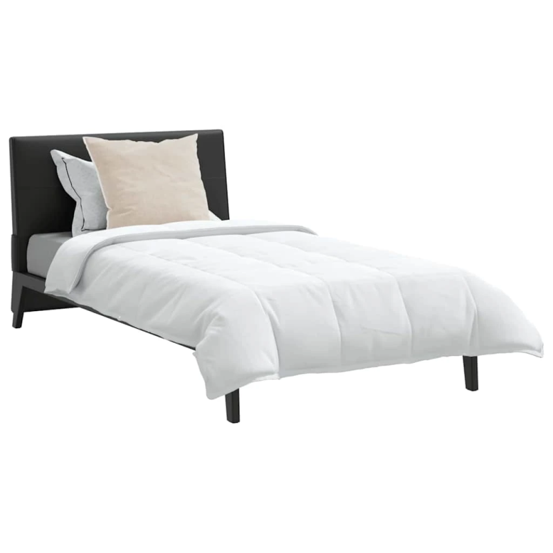 vidaXL 2-in-1 Segu ar spilvenu 2 pcs Balts Dūnu spalva