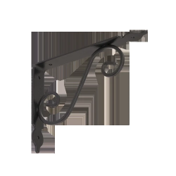 Konsole dekoratīva WOZ 190x140 mm ,-70kg, tērauda melna