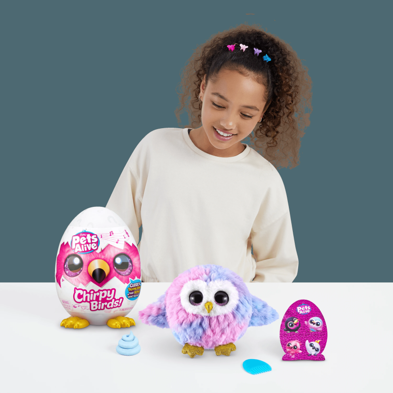 PETS ALIVE Interaktīva rotaļlieta Putniņš Chirpy